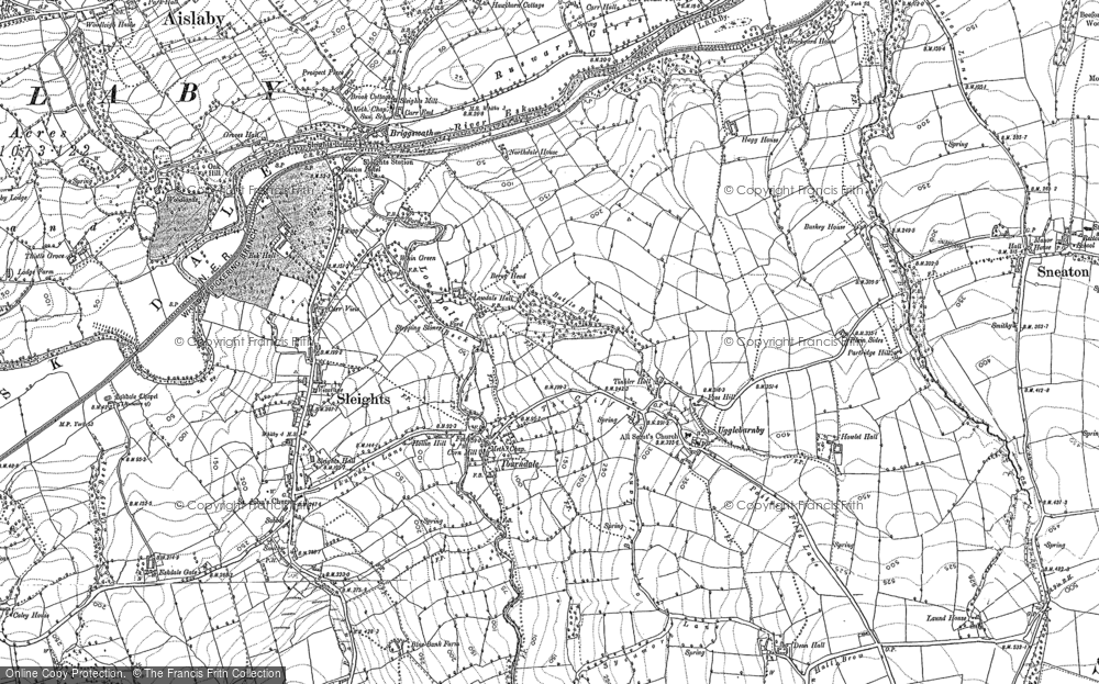 Old Map of Iburndale, 1892 - 1911 in 1892