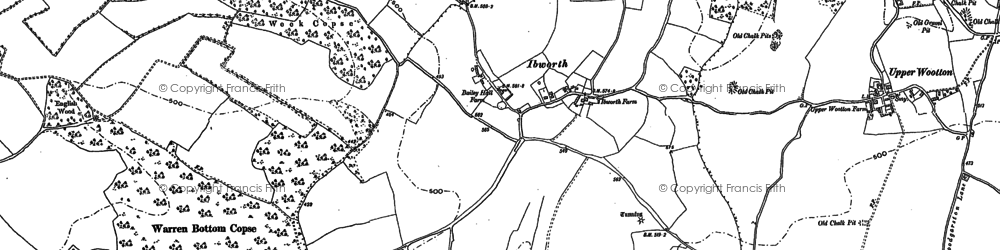 Old map of Ibworth in 1894