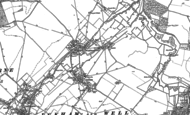 Old Map of Ickham, 1896
