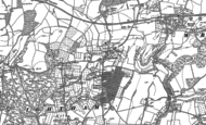 Old Map of Ightham, 1866 - 1895