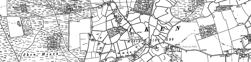 Old map of High Street in 1902