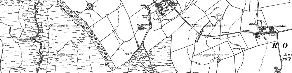 Old map of Ilderton in 1896
