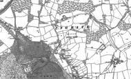 Old Map of Ingrave, 1895
