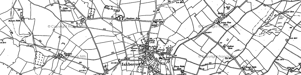 Old map of Stonepits in 1903