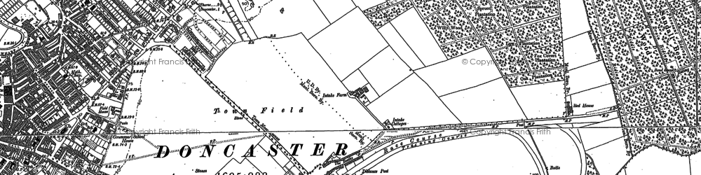 Old map of Wheatley in 1890