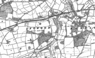Old Map of Intwood, 1881