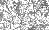 Old Map of Isfield, 1898