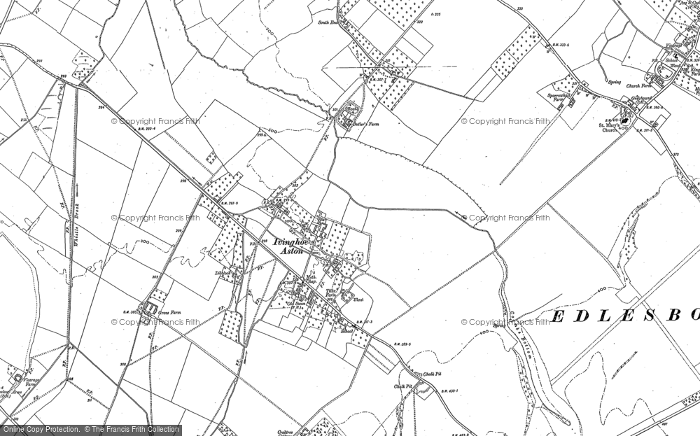 Old Map of Ivinghoe Aston, 1898 - 1923 in 1898