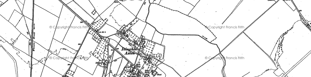 Old map of Ivinghoe Aston in 1898