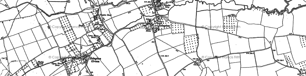 Old map of Ivington in 1885