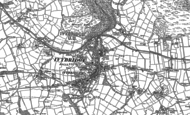 Old Map of Ivybridge, 1886