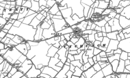 Old Map of Ivychurch, 1906