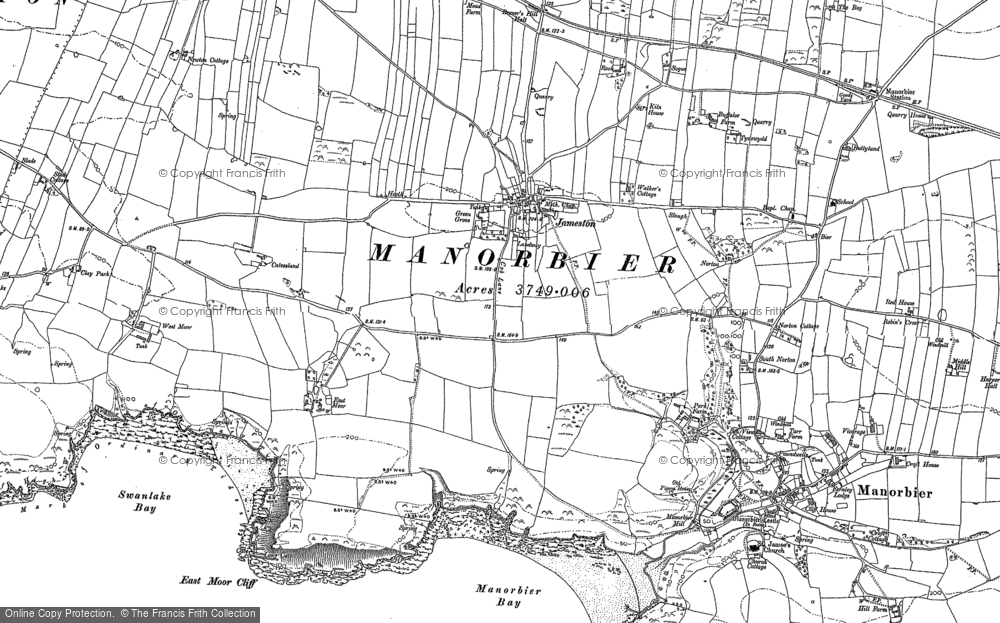 Old Map of Jameston, 1906 - 1948 in 1906
