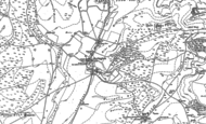 Old Map of Jevington, 1908