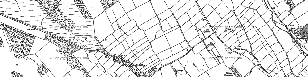 Old map of Blencow Hall in 1898