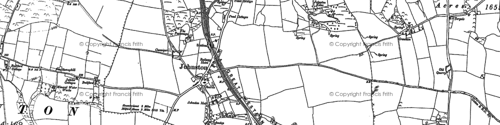 Old map of Boltonhill in 1906