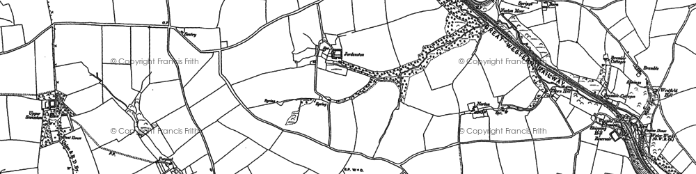 Old map of Jordanston Fm in 1906