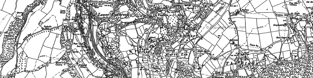 Old map of Joy's Green in 1900