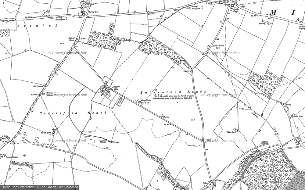 Old Map of Juniper Hill, 1898 - 1920 in 1898