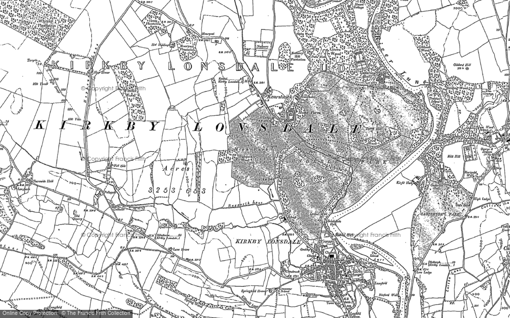 Old Map of Kearstwick, 1897 in 1897