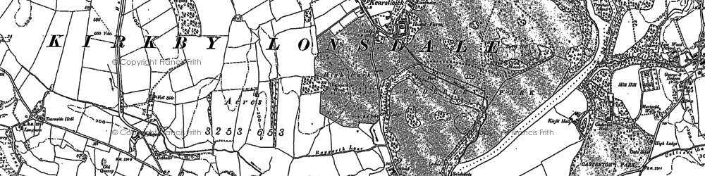 Old map of Kearstwick in 1897