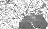 Old Map of Kedleston, 1880 - 1881