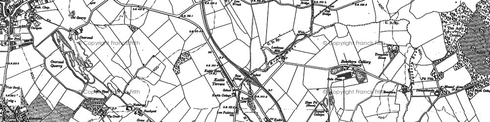 Old map of Keekle in 1923