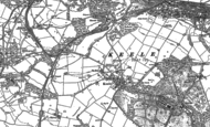 Old Map of Keele, 1878