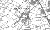 Old Map of Kelmarsh, 1884 - 1899