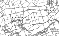 Old Map of Kelmscott, 1896 - 1910