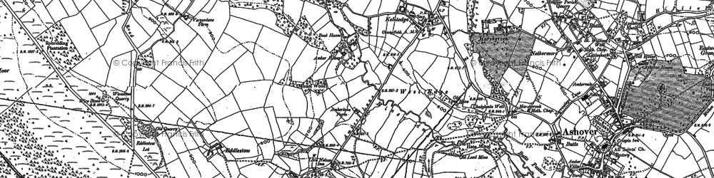 Old map of Kelstedge in 1879