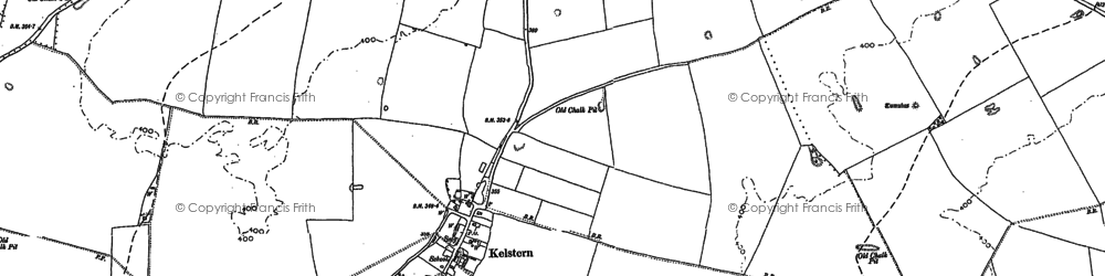 Old map of Kelstern in 1887