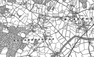 Old Map of Kenardington, 1896