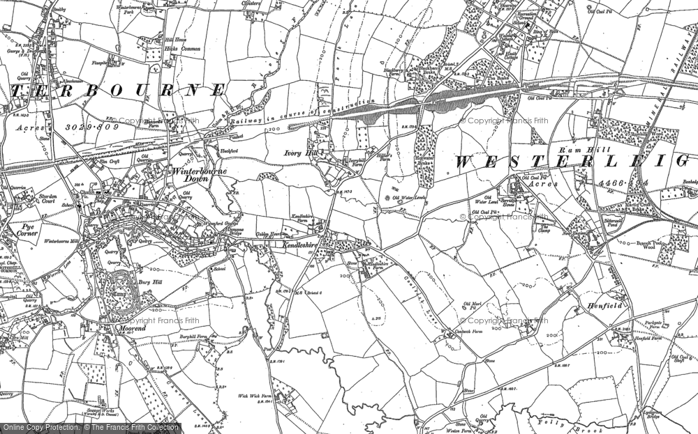 Old Map of Kendleshire, 1881 in 1881