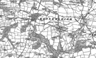Old Map of Kennerleigh, 1887