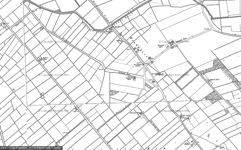 Old Map of Kenny Hill, 1903 in 1903