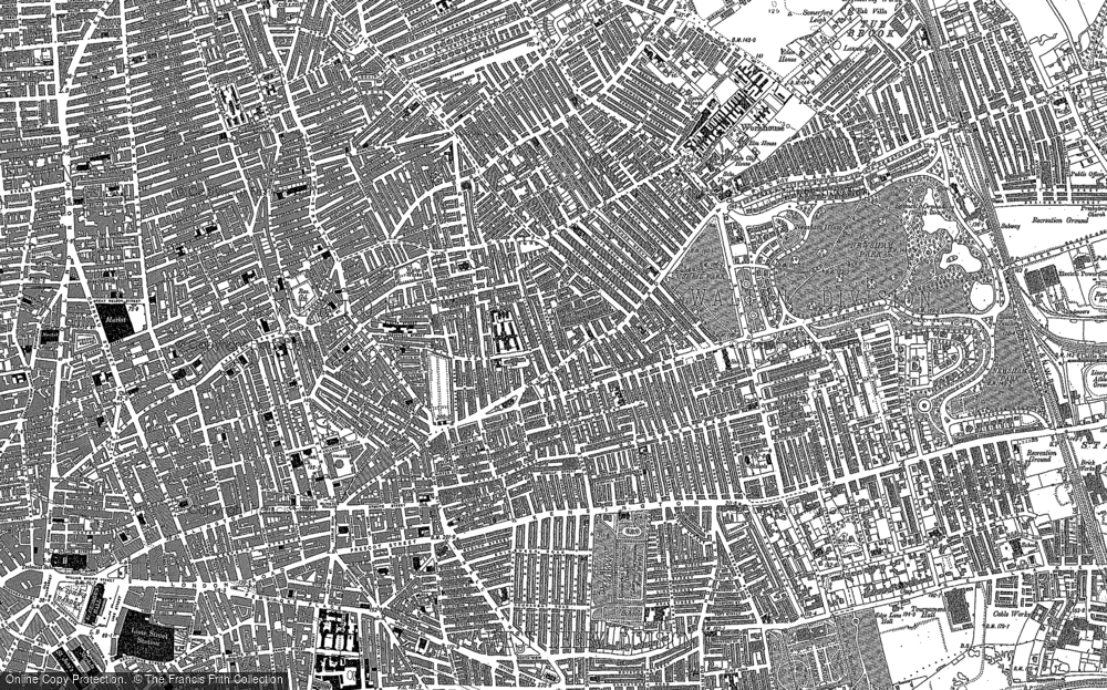 Old Map of Kensington, 1906 in 1906