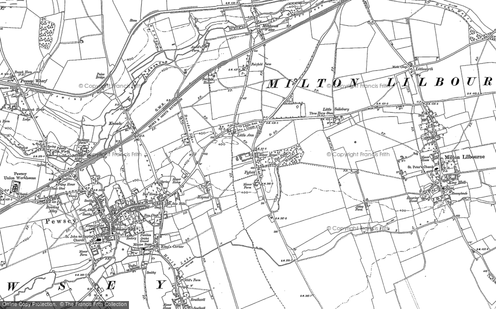 Old Map of Kepnal, 1899 in 1899