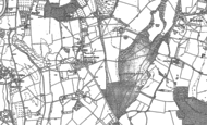 Old Map of Kerswell Green, 1884