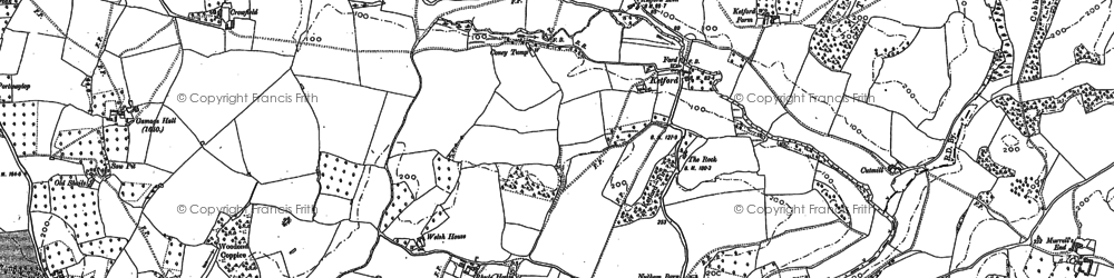 Old map of Ketford in 1882