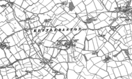 Old Map of Kettlebaston, 1884