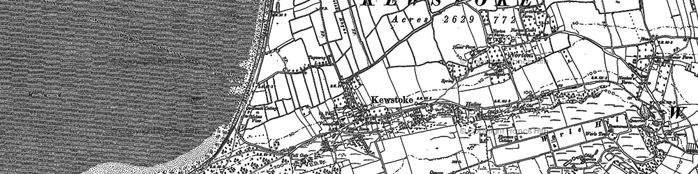 Old map of Norton in 1902