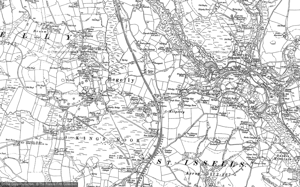 Old Map of Kilgetty, 1906 in 1906