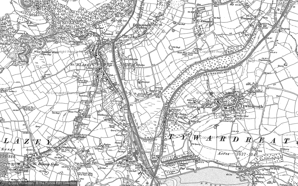 Old Map of Kilhallon, 1881 - 1906 in 1881