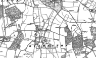 Old Map of Kilmeston, 1895