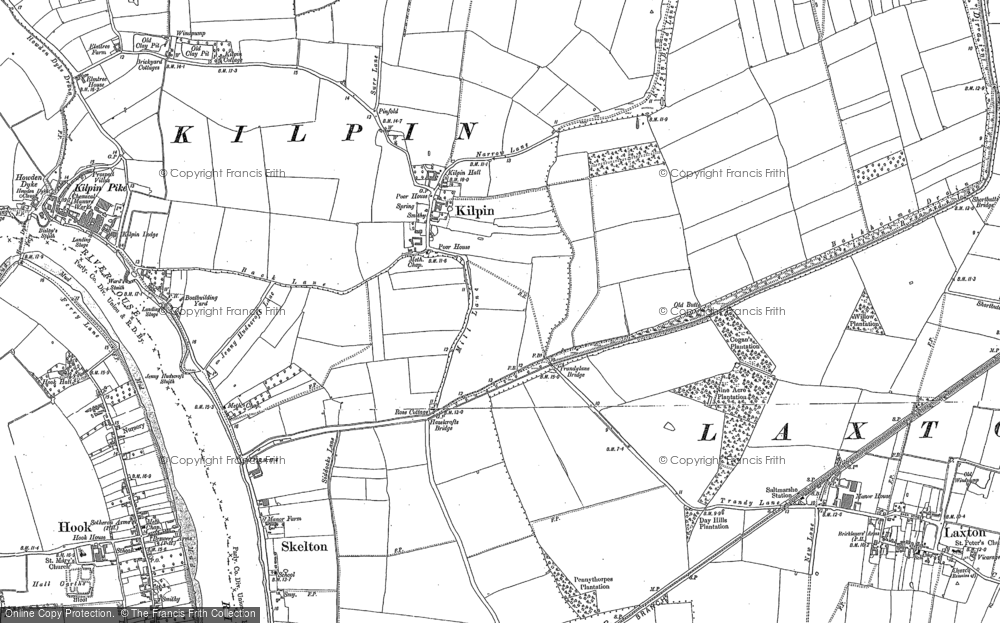 Old Map of Kilpin, 1888 - 1890 in 1888