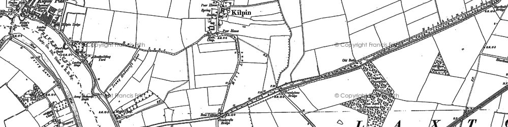 Old map of Kilpin in 1888
