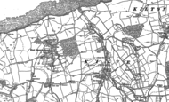 Old Map of Kilve, 1902