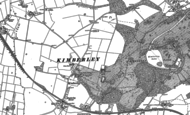 Old Map of Kimberley, 1882