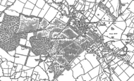 Old Map of Kimbolton, 1900